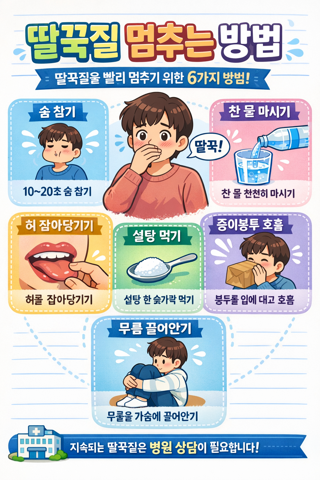 딸꾹질 멈추는 법