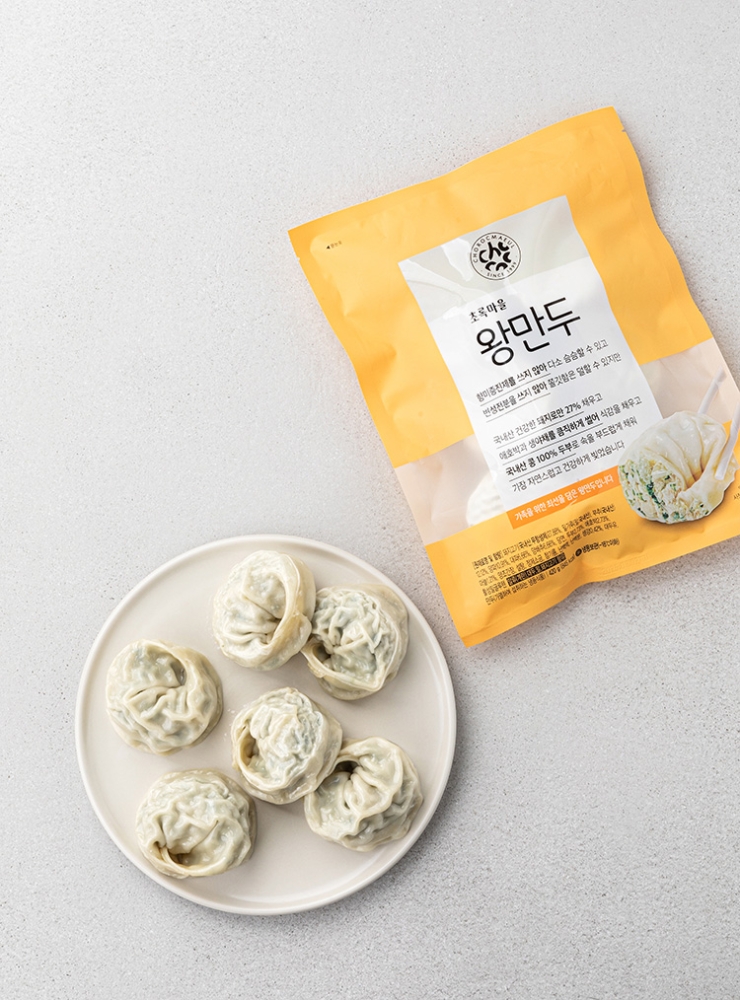 초록마을 왕만두 제품 이미지