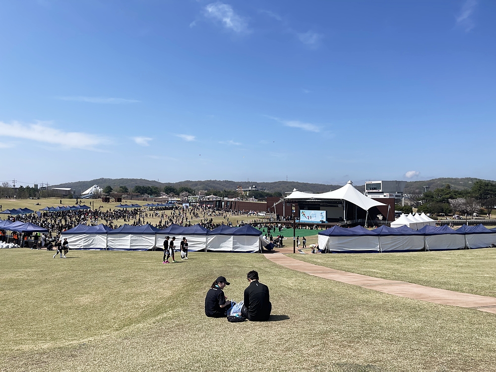 2025년 DMZ 평화마라톤 행사장 전경