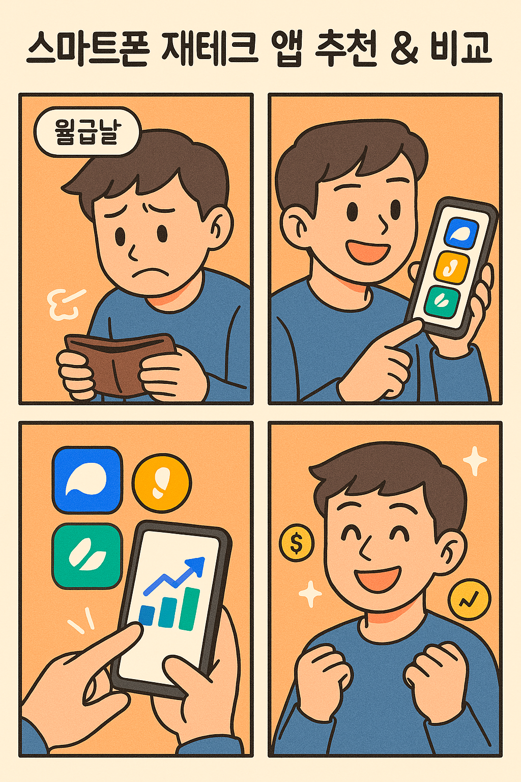 스마트폰 재테크 앱 3가지