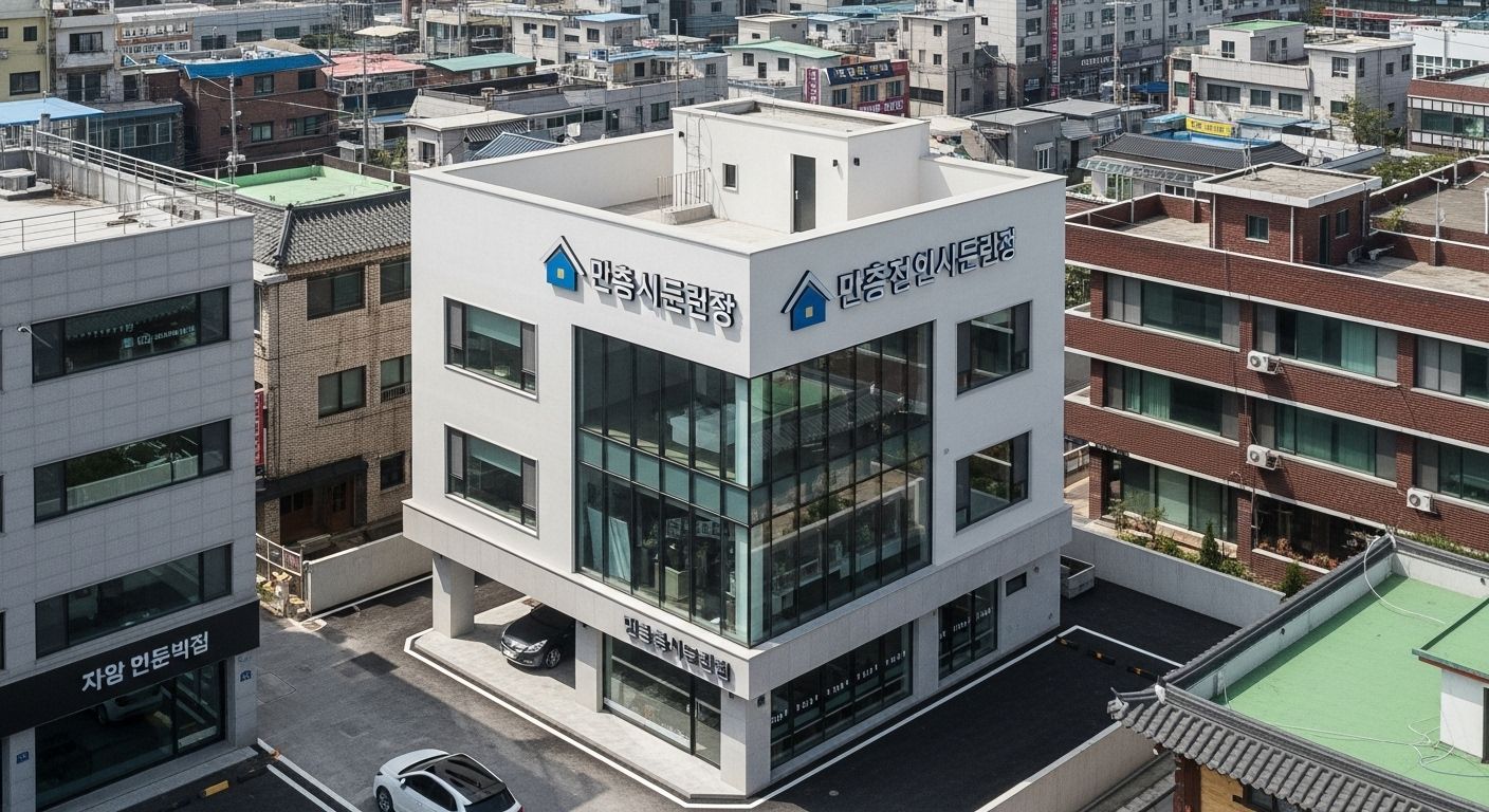 중개소 외관 전경