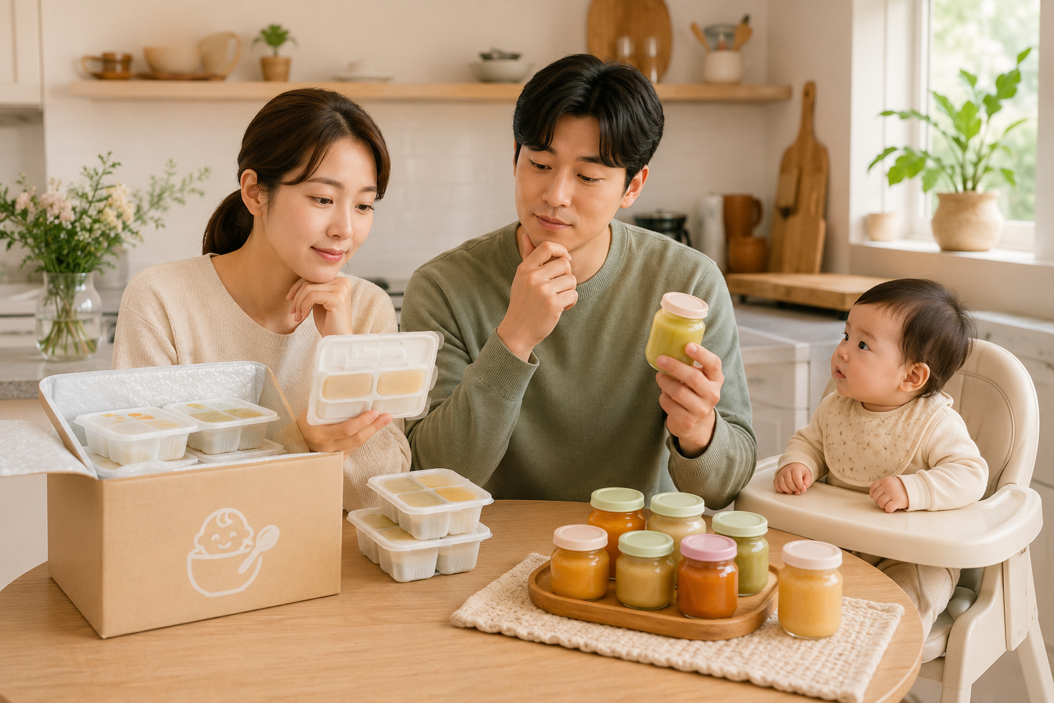 배달 이유식과 시판 이유식 선택 기준