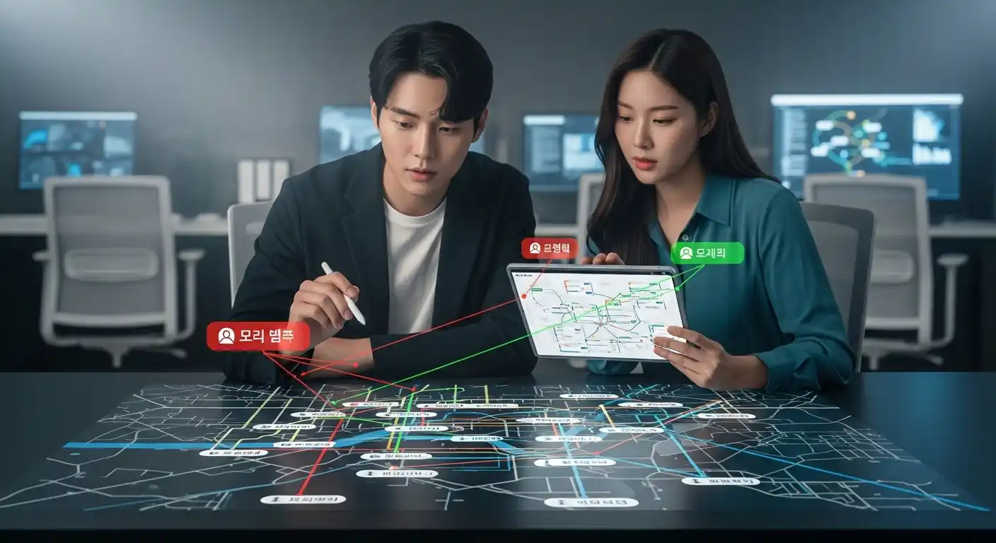 <img src="ux_design_process_map_analysis_problem_opportunity_discovery_image.webp" alt="사용자 경험을 지도 해독처럼 분석하며 문제와 기회를 발견하는 UX 설계 이미지 입니다">