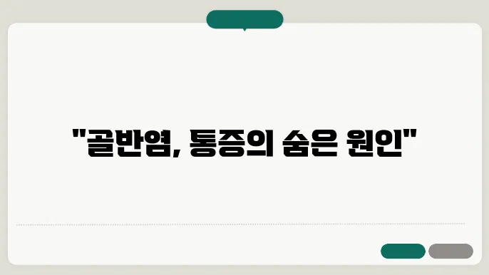 골반염 통증 위치와 원인 완벽 가이드