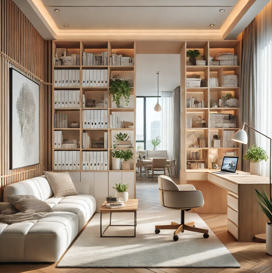 20평, 30평대 아파트 거실서재화 인테리어 팁