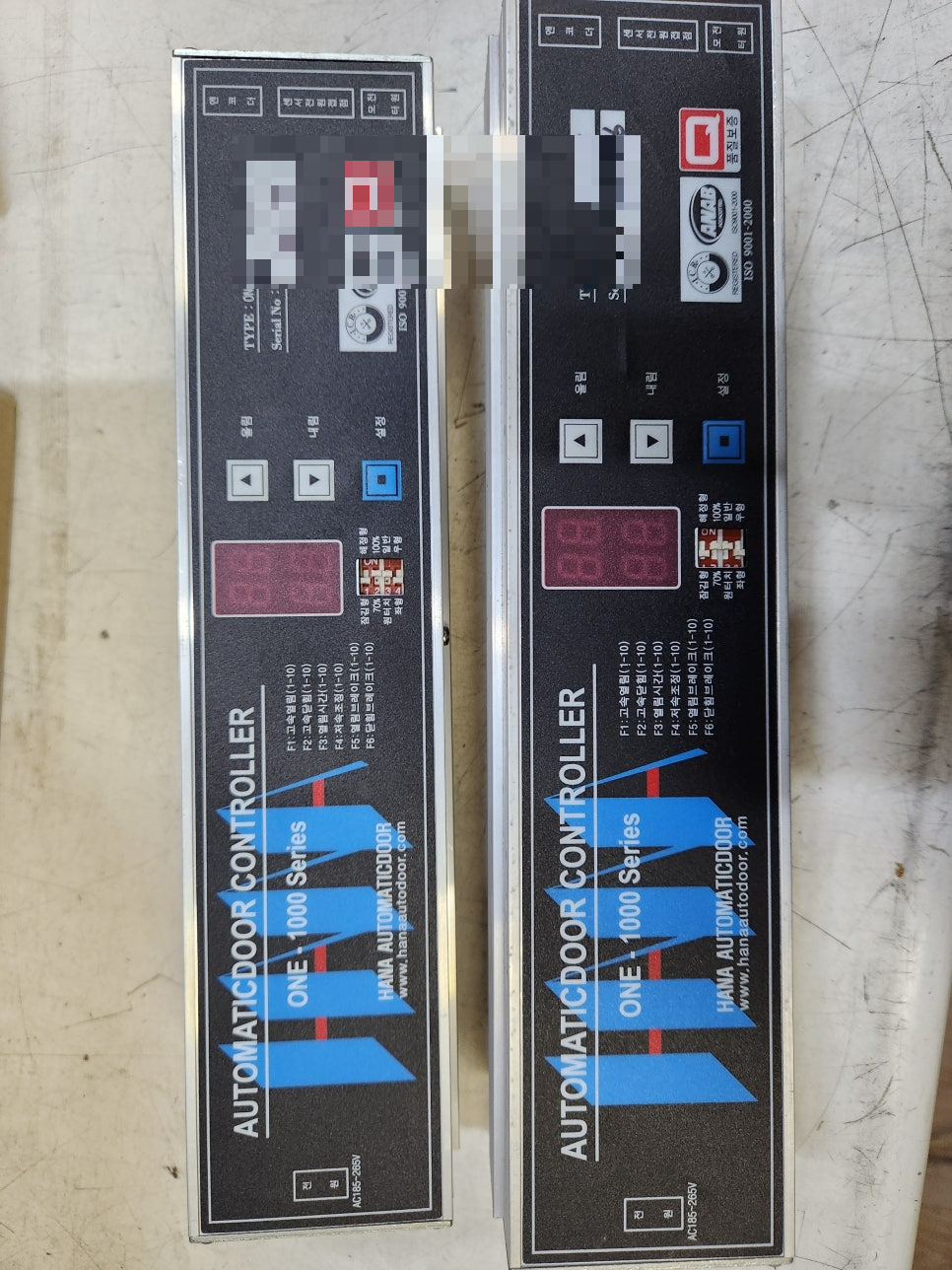 (주)원자동문(ONE) 자동문컨트롤러 ONE-1000Series 전원무감 수리 전원무감, 표시부 동작 안됨 , 자동문 작동 불가 수리 완료