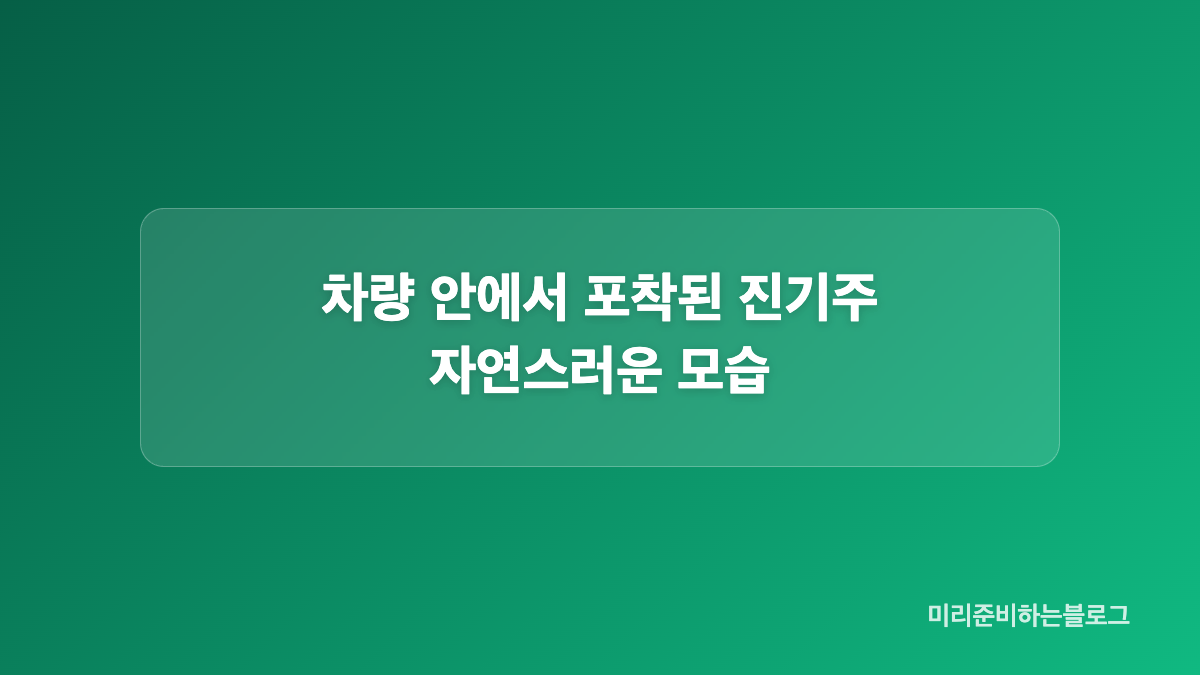 진기주 비하인드 컷 속 헤어핀과 액세서리