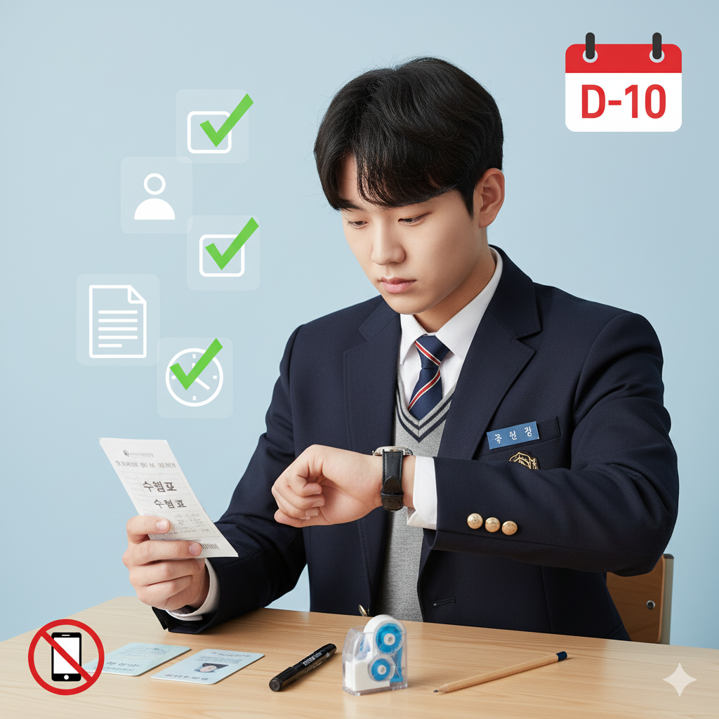 2026 수능 당일 준비물 체크리스트 완벽정리