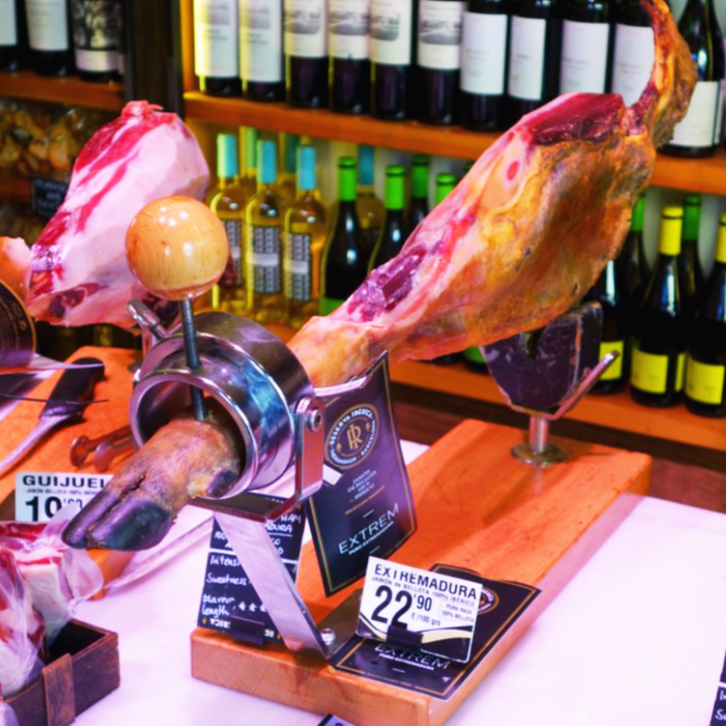 스페인 바르셀로나 특산물 돼지 뒷다리살 하몬
