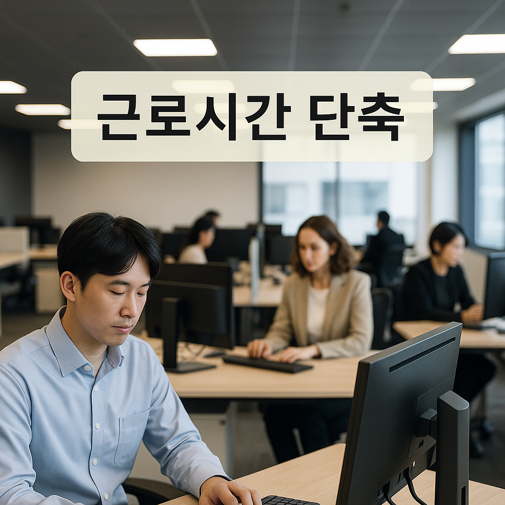 근로시간 단축 사무실