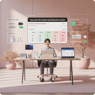 연말정산 카드공제 한도 이미지