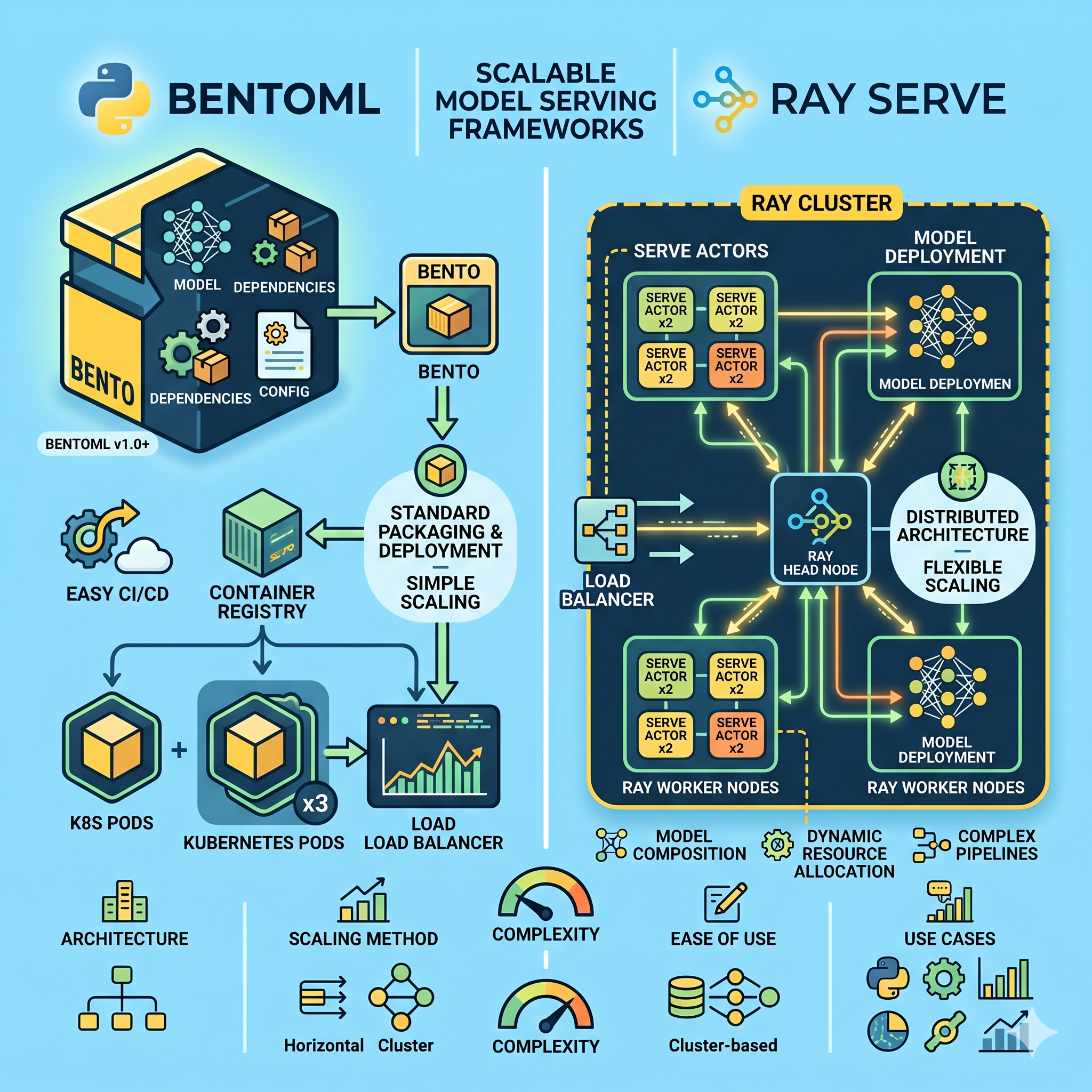 BentoML vs Ray Serve