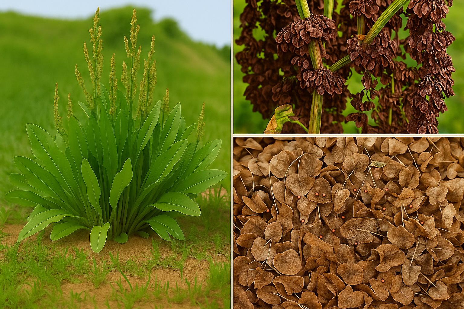 "들판의 약초 소루쟁이 비밀"에 대한 이미지입니다.