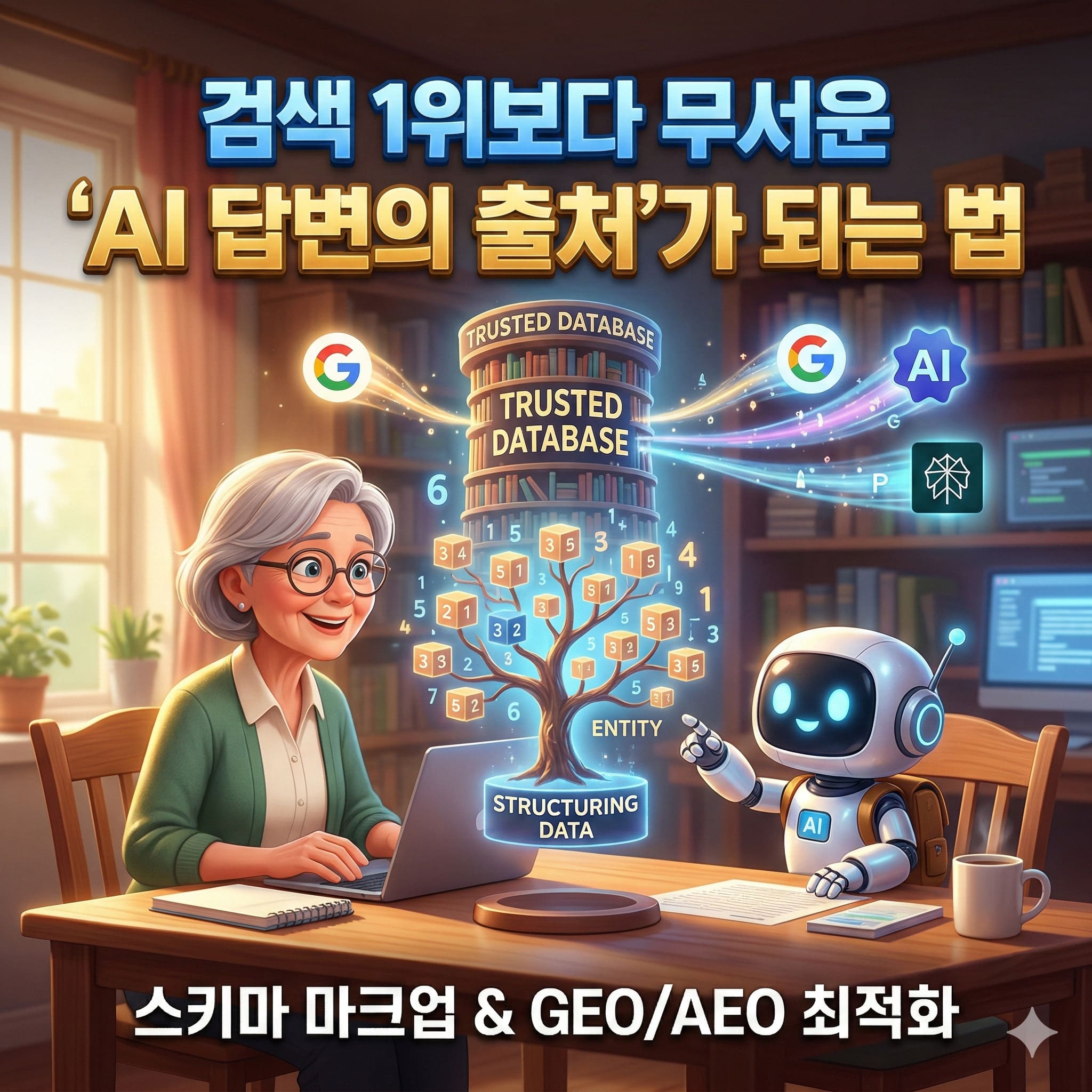 AI가 먼저 인용하는 블로그의 비밀: 스키마와 GEO 최적화 가이드