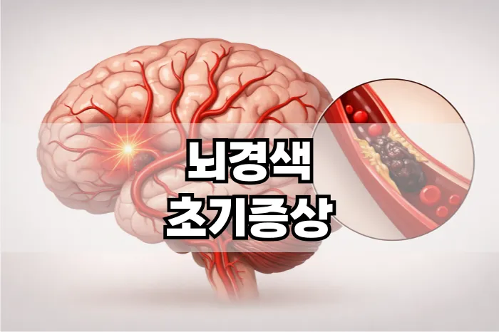 뇌경색 초기증상