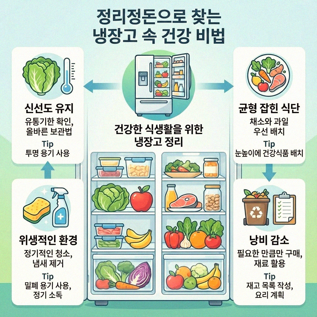 우리 집 냉장고 똑똑하게 건강하게 채우는 법