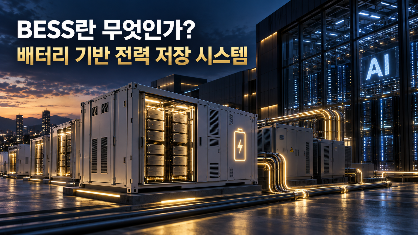 What is BESS battery energy storage system for AI data centers