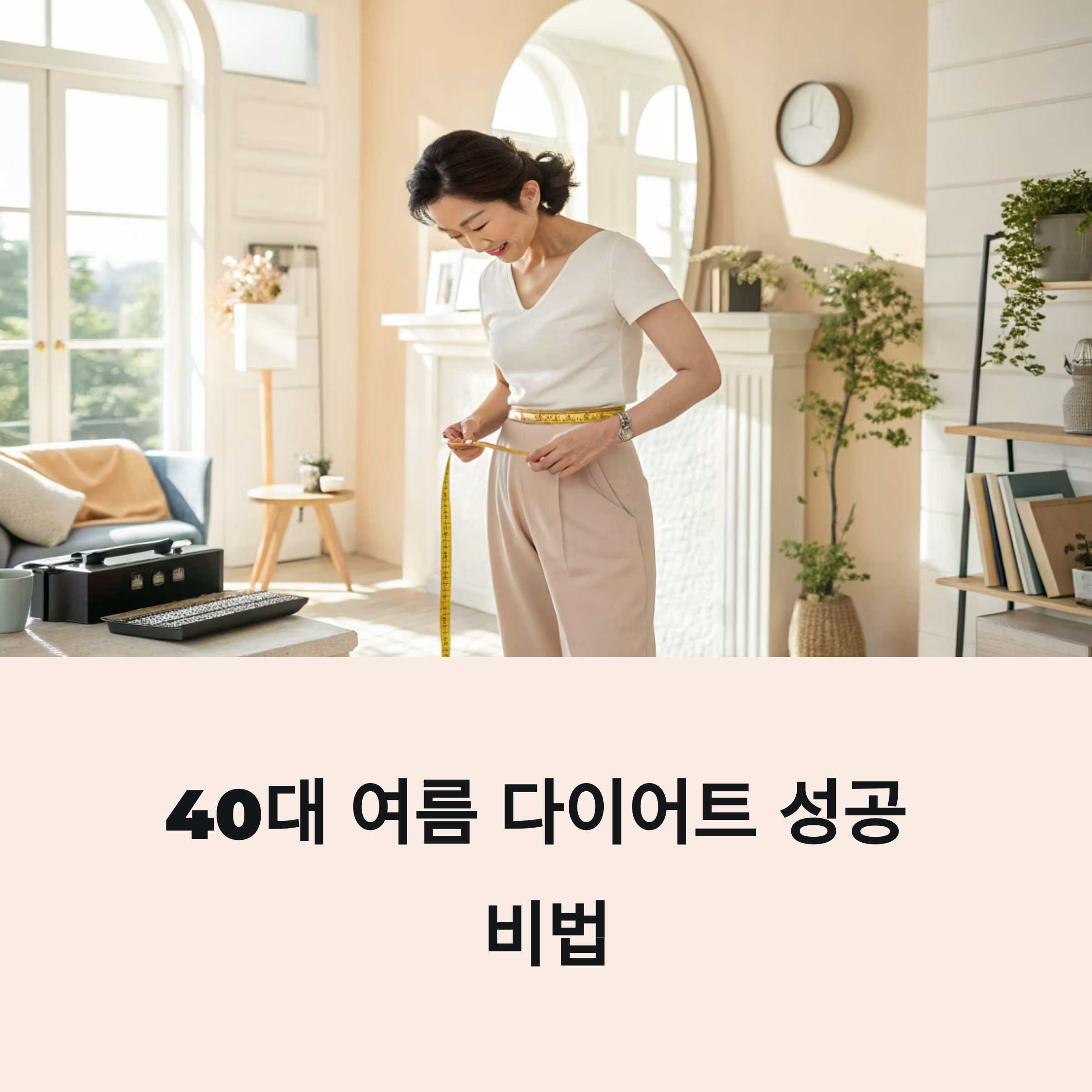 2025년 여름, 40대 다이어트 성공을 위한 과학적 전략 공개