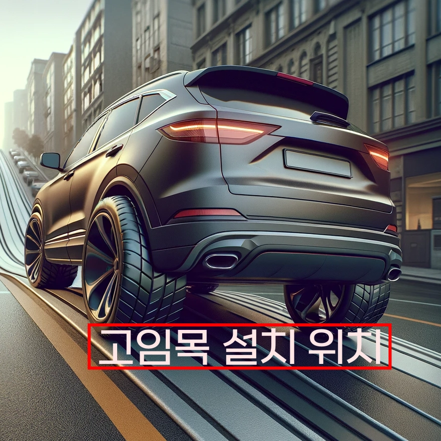 고임목 설치 위치