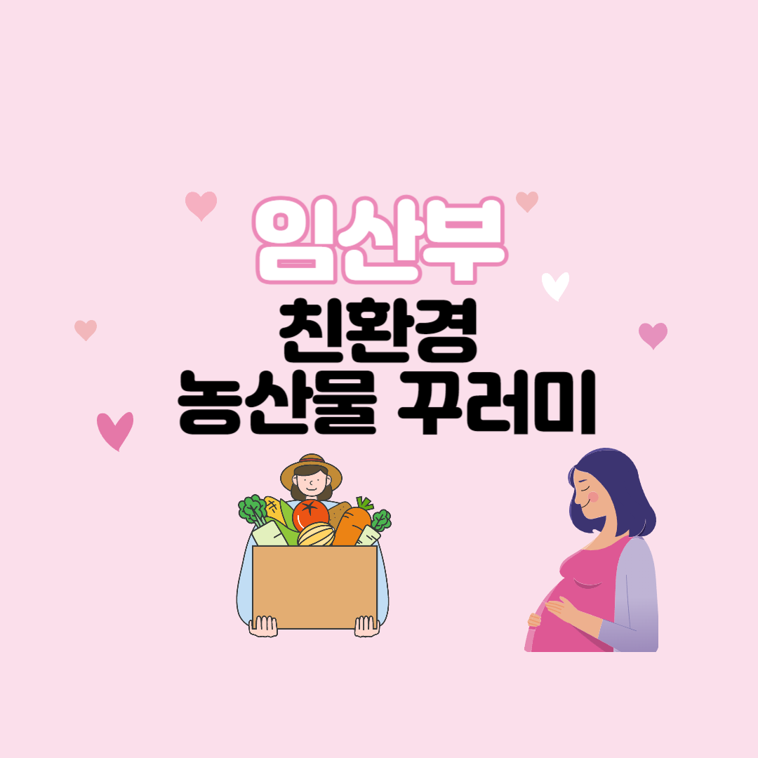 임산부 친환경 농산물 꾸러미