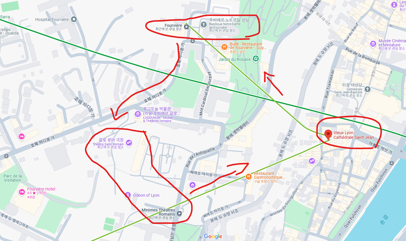 푸비에르 노트르담 대성당 푸니쿨라
