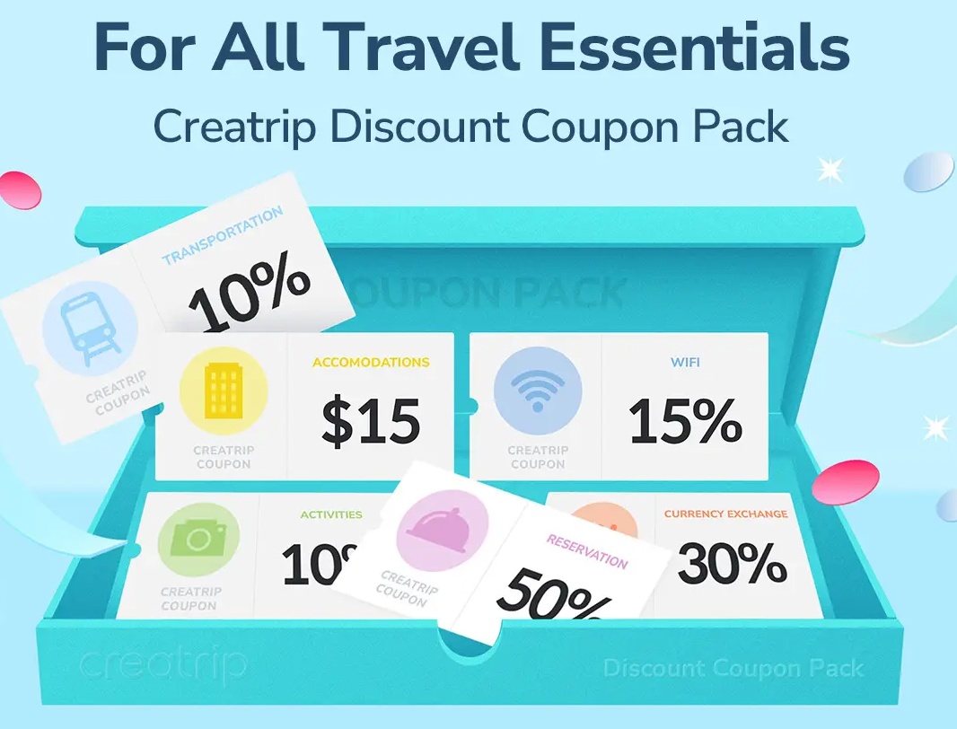 Creatrip Online Coupon Pack