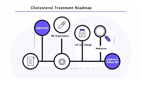 고지혈증 치료과정