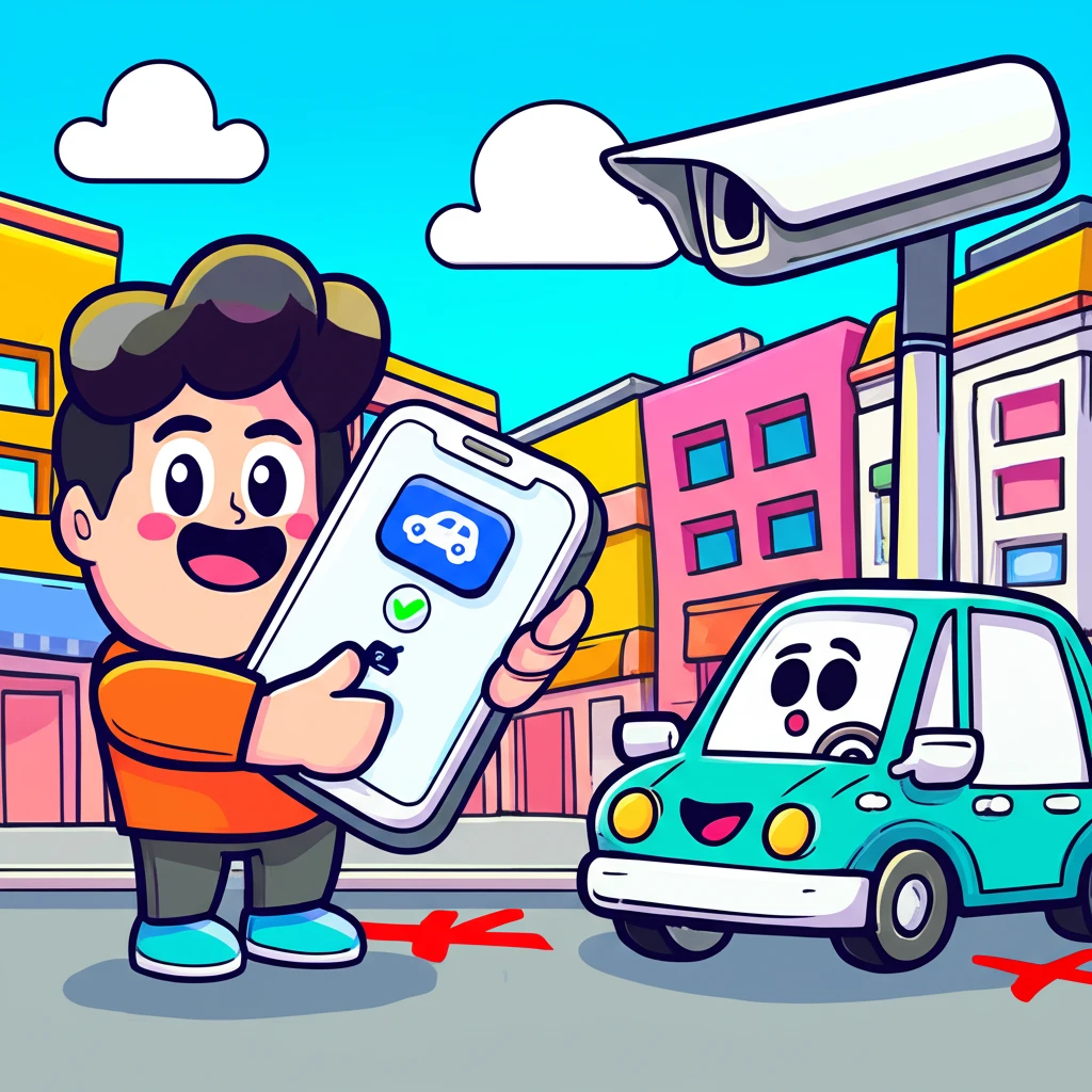 송파구 운전자 필수 단속 알림 문자 ..