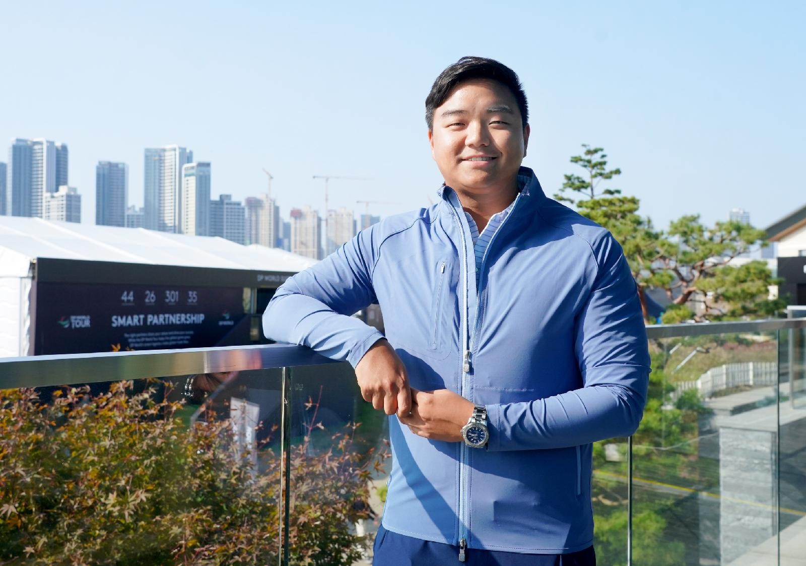 PGA 투어 야외 인터뷰 선수관리팀장