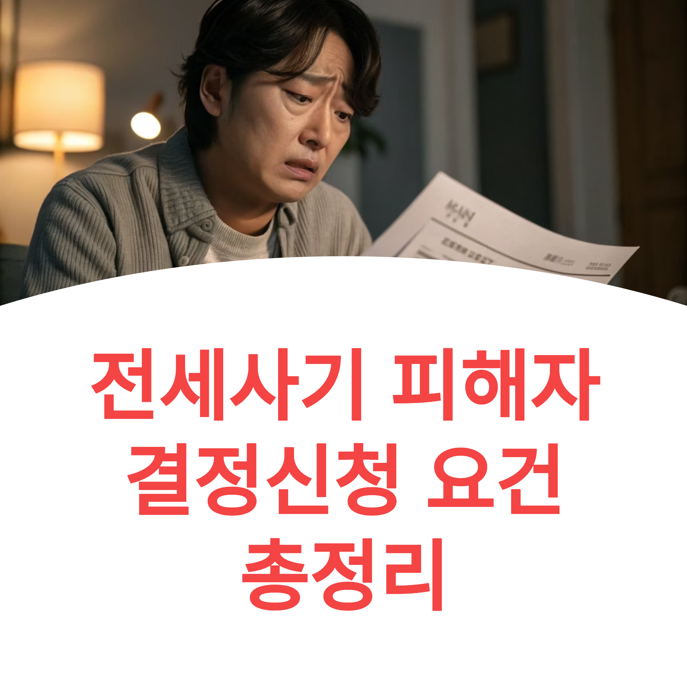 전세사기 피해자결정신청 요건 총정리