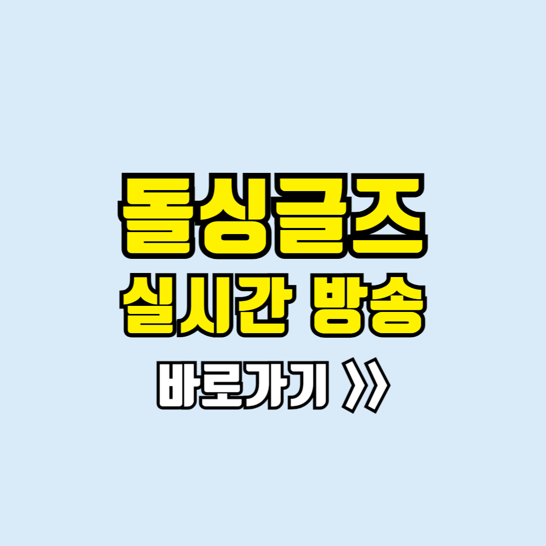 돌싱글즈 실시간방송