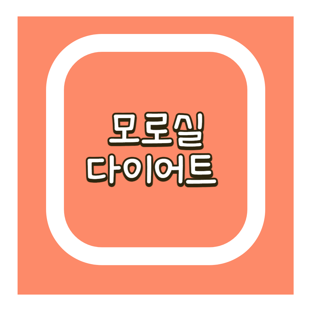 모로실 다이어트