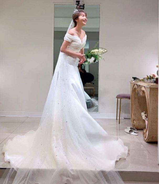 홍진영 웨딩 콘셉트 촬영 이미지,