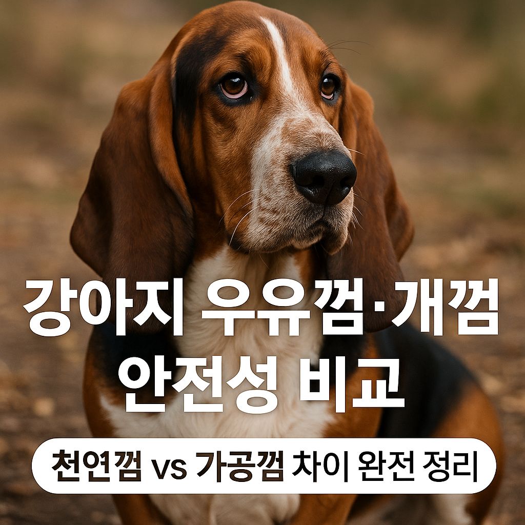 강아지 우유껌 개껌 안정성 비교, 실사형 이미지