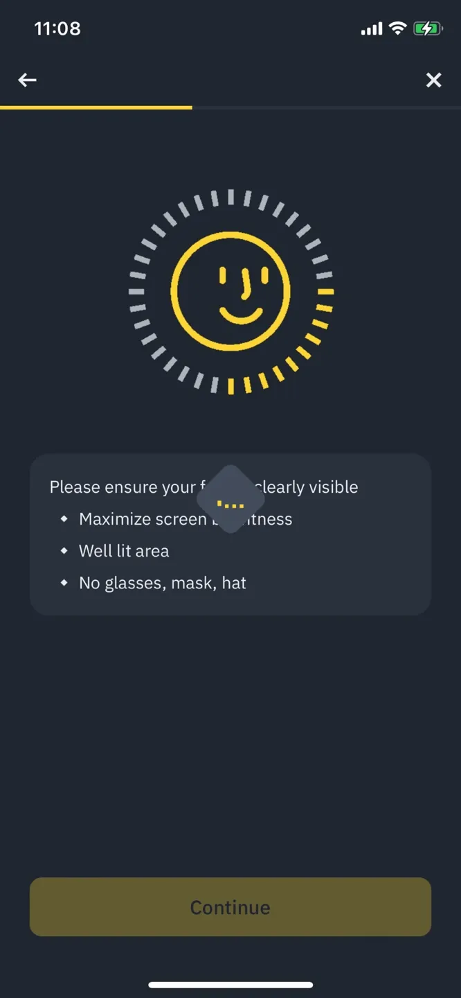 코인거래소-바이낸스-가입방법-얼굴-촬영