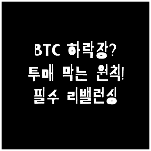 투매 유혹 막는 비트코인 하락장 투자..