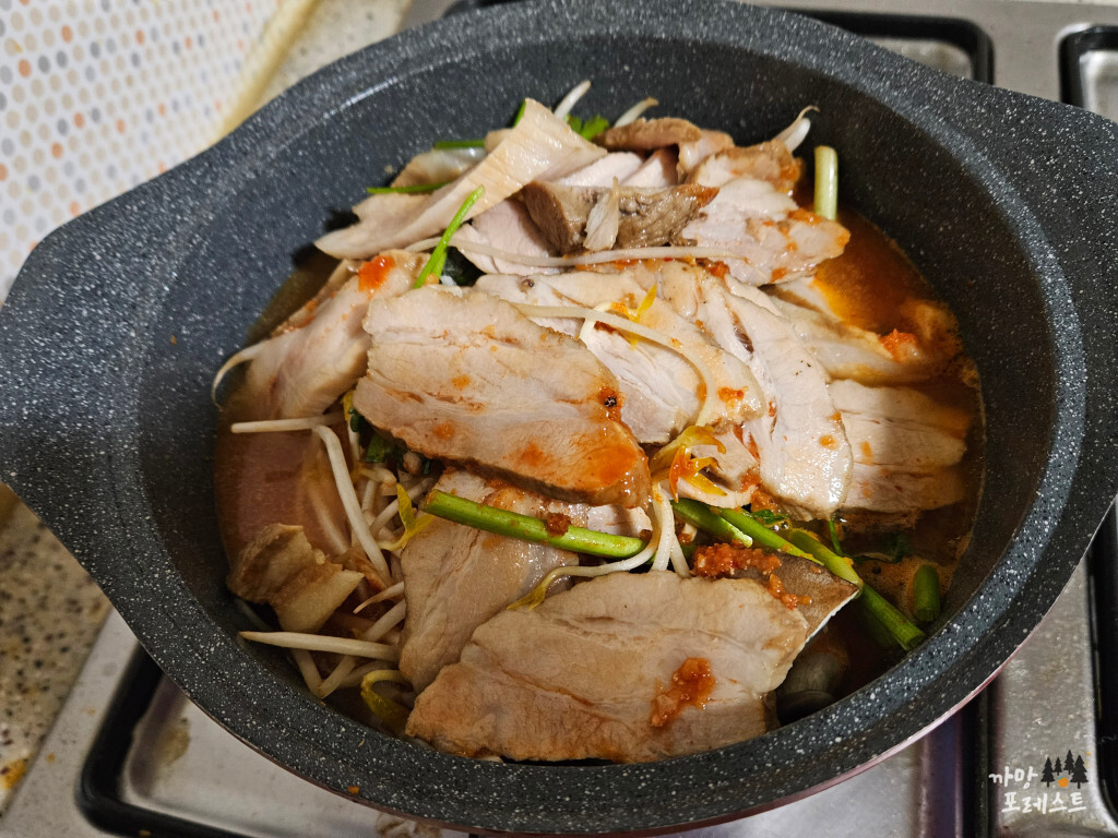 봉담 봉수육 수육나베