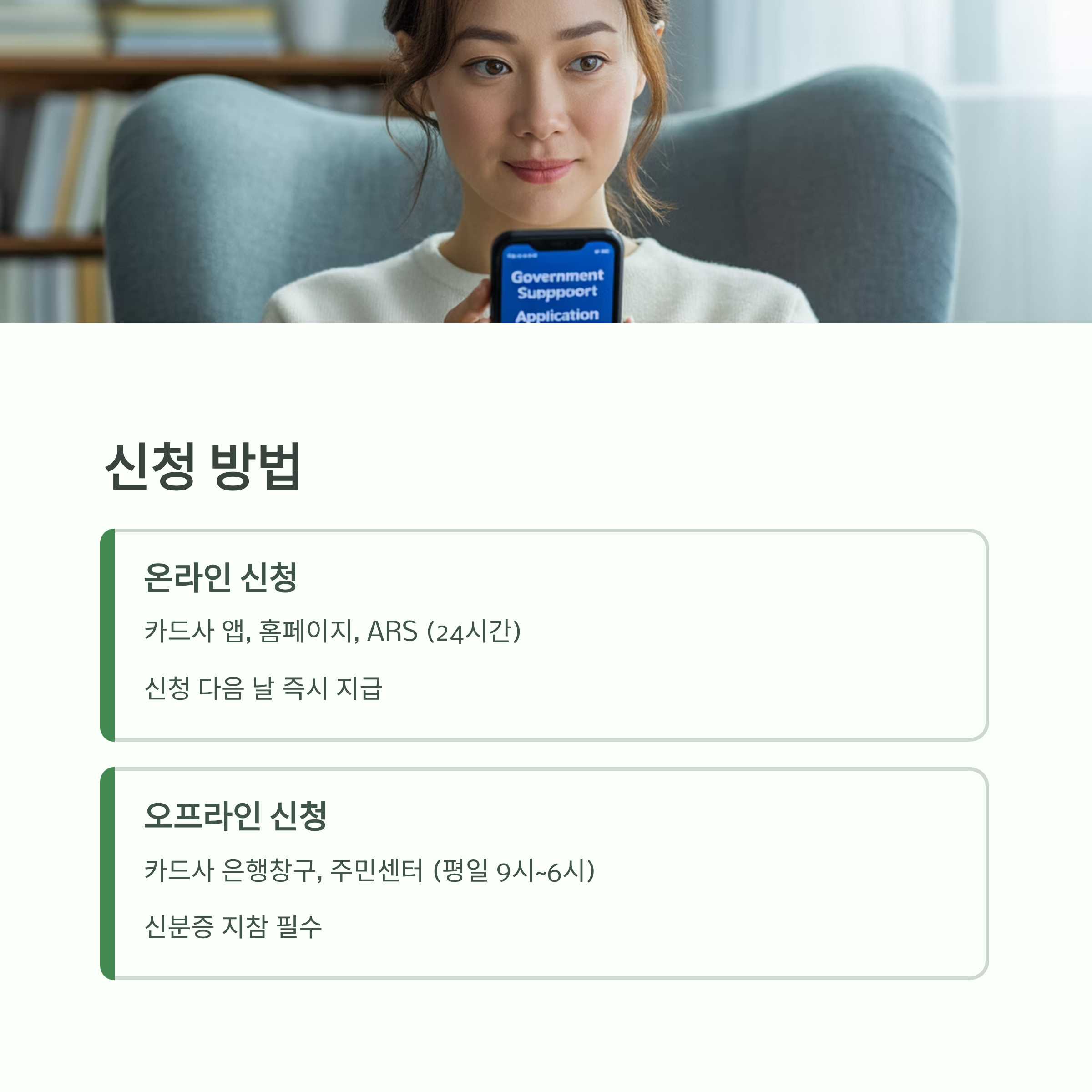 민생지원금 신청 요일제