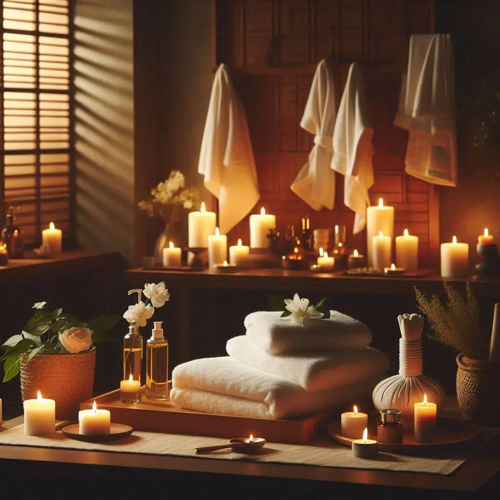 피부,체형관리 샵 배경