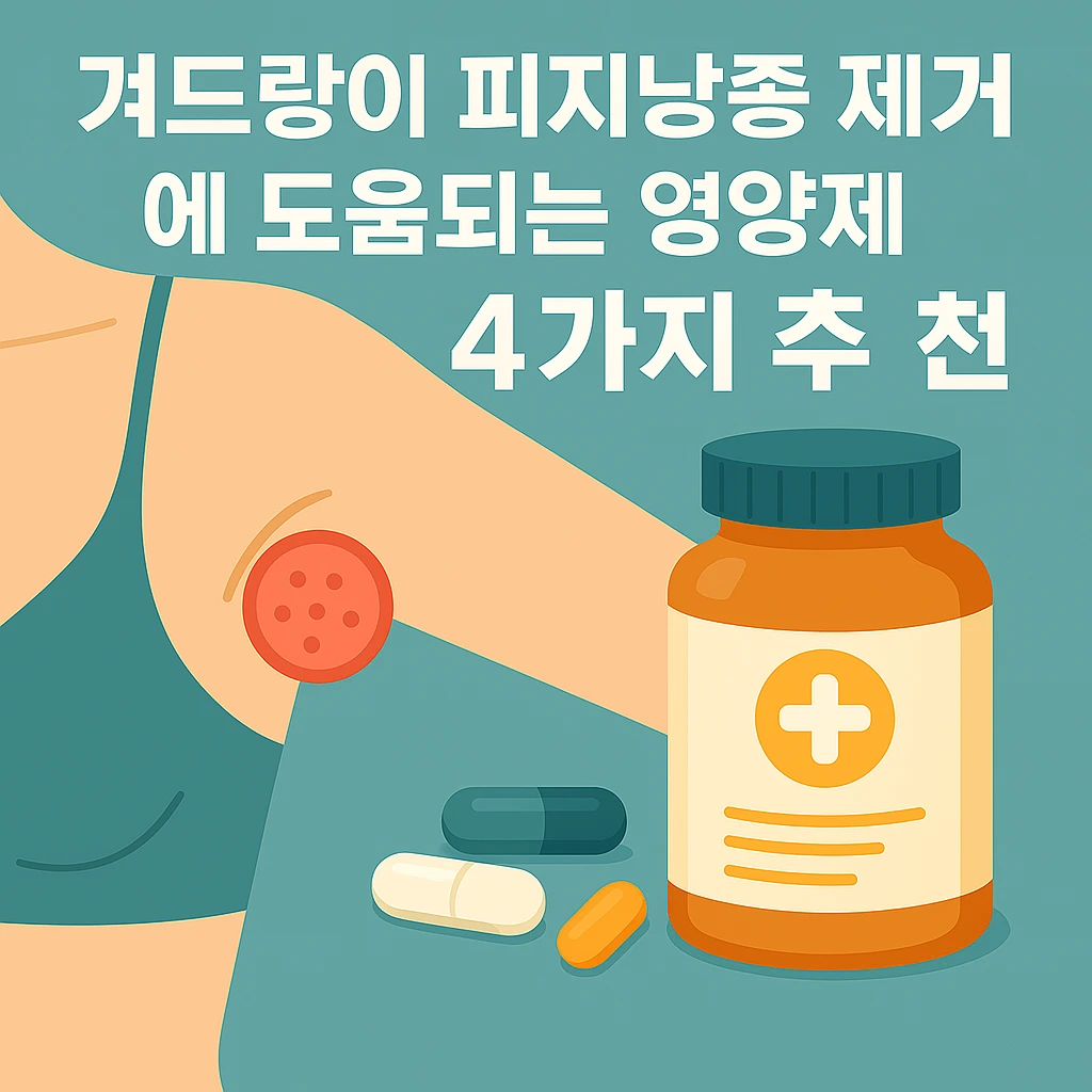 겨드랑이피지낭종영양제