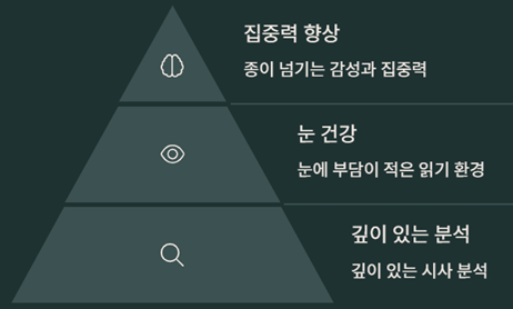 종이신문의 장점