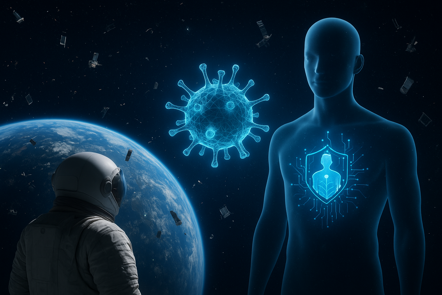 🌌 우주 쓰레기와 인공 신체: 우주 폐기물이 인간 건강에 미치는 간접 영향