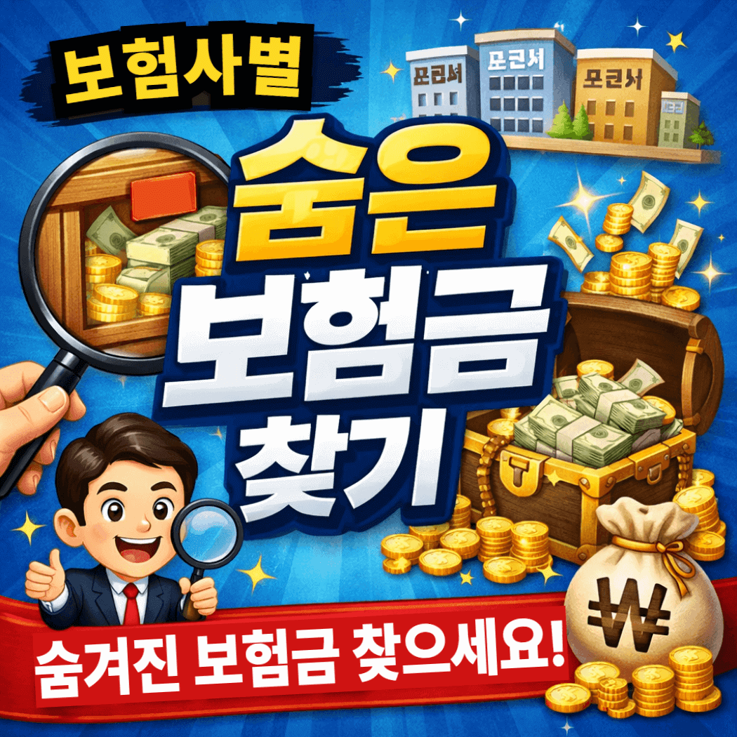 보험별 숨은 보험금 찾는 3가지 핵심 방법