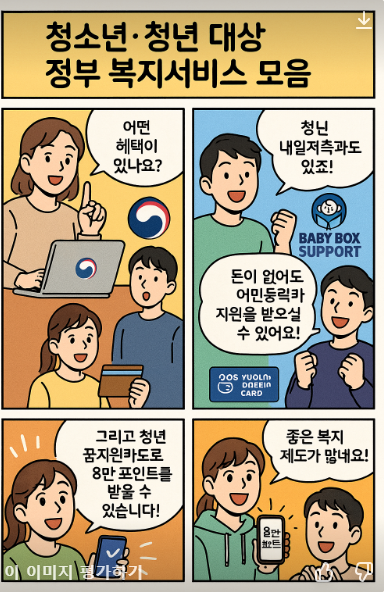 청소년대상 정부 복지서비스 모음