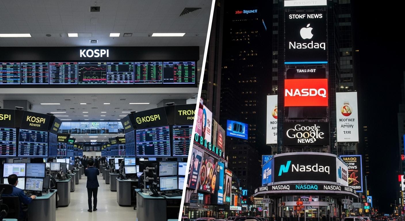 코스피 나스닥 비교