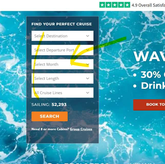 최저가 해외 크루즈 상품 예약방법 크루즈다이렉트 예약단계 정리