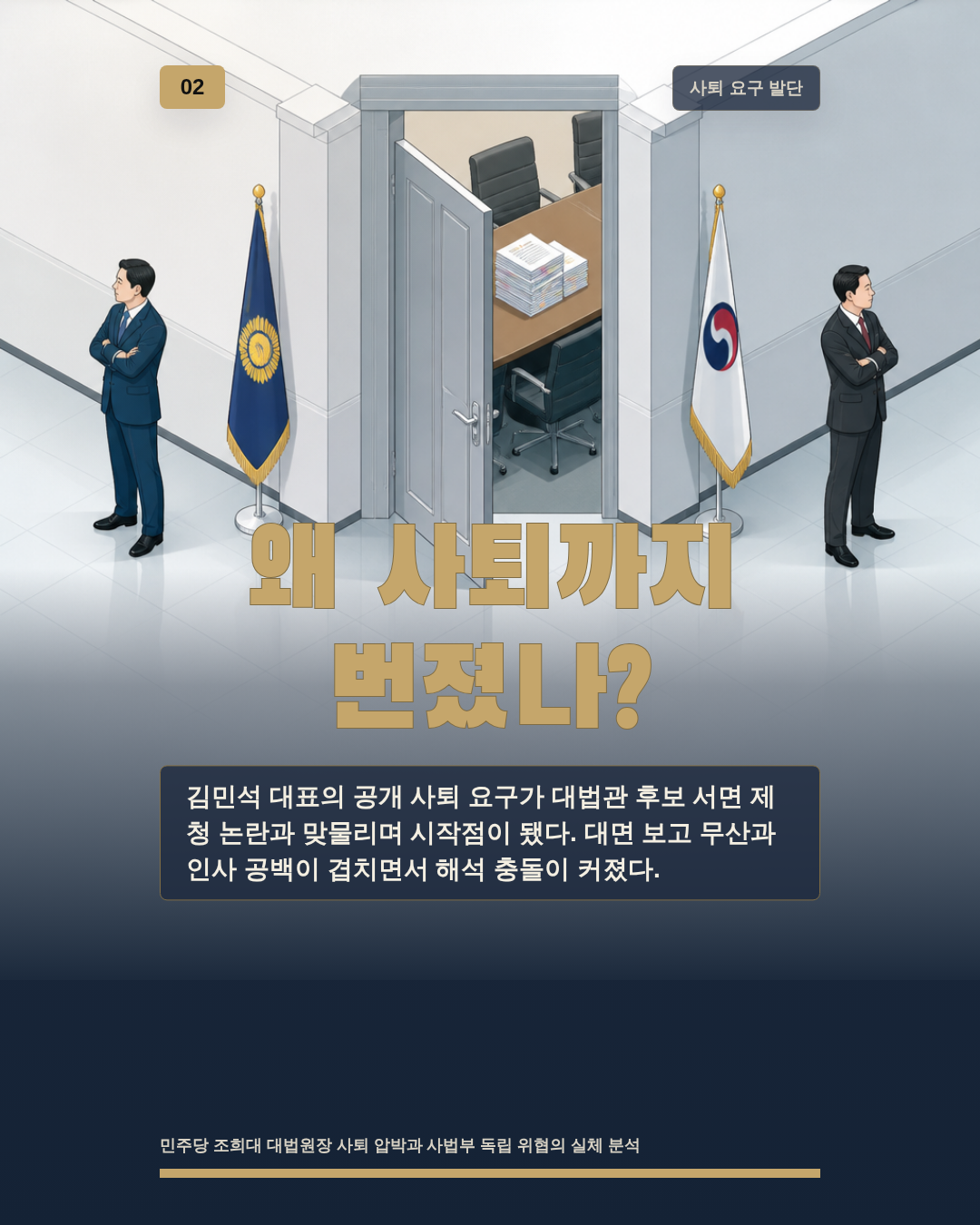 왜 사퇴까지 번졌나?