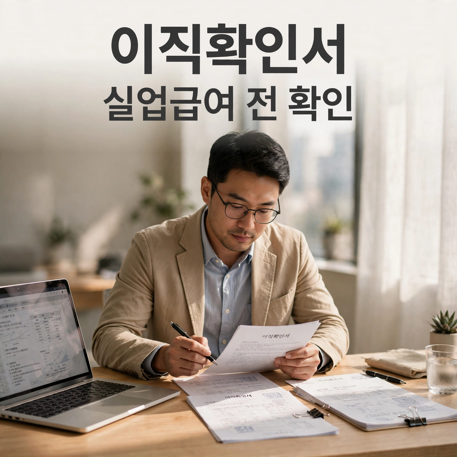 이직확인서 실업급여 전 확인 대표 이미지