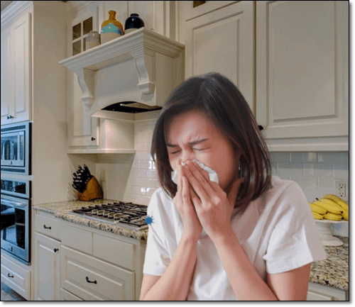 천식 환자 여성