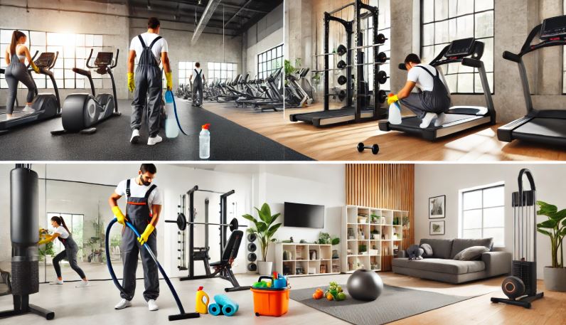 헬스장 & 홈트 공간 전문 청소